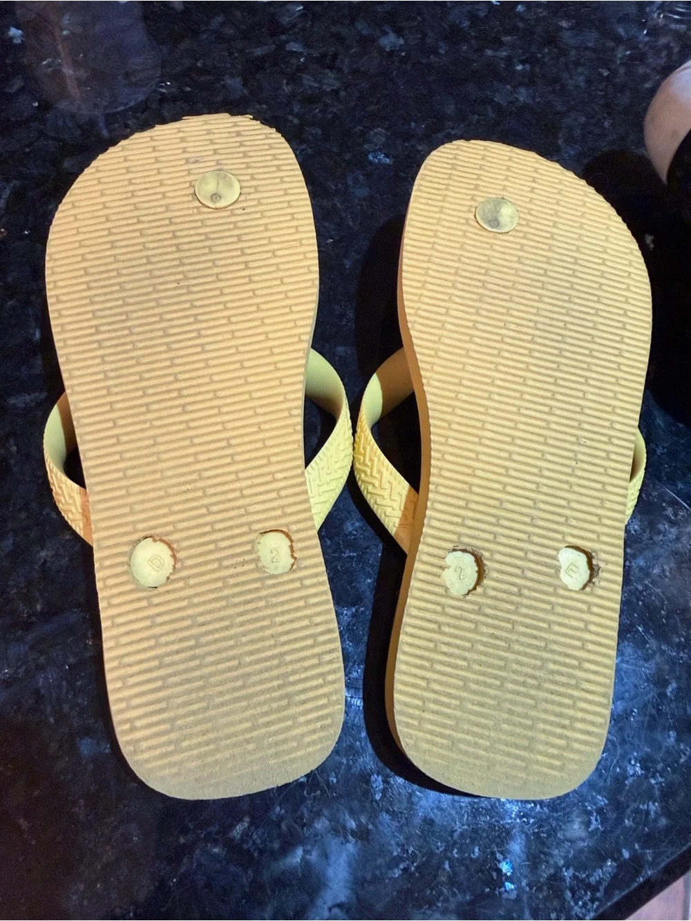 Havaianas Kids Yellow Flip Flop Sandals